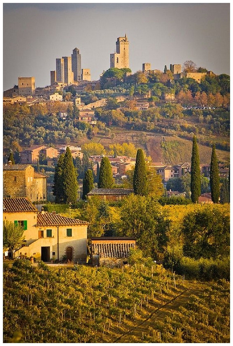 san gimignano colours