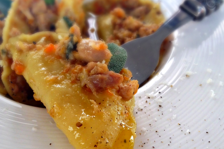 pumpkin ravioli