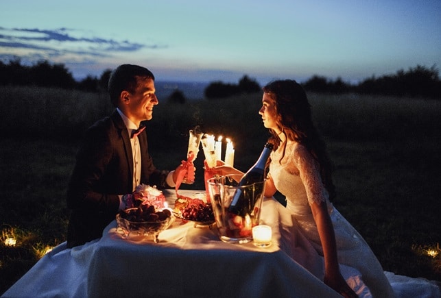 romantic dinner