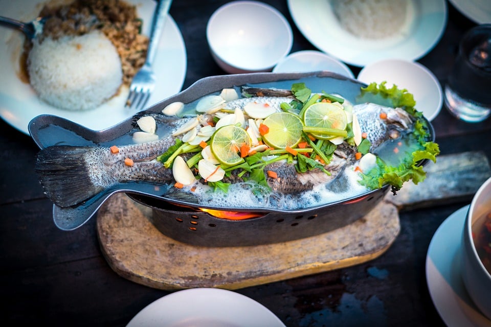 Baked fish