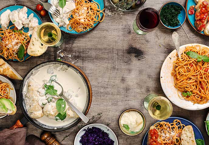 italian table