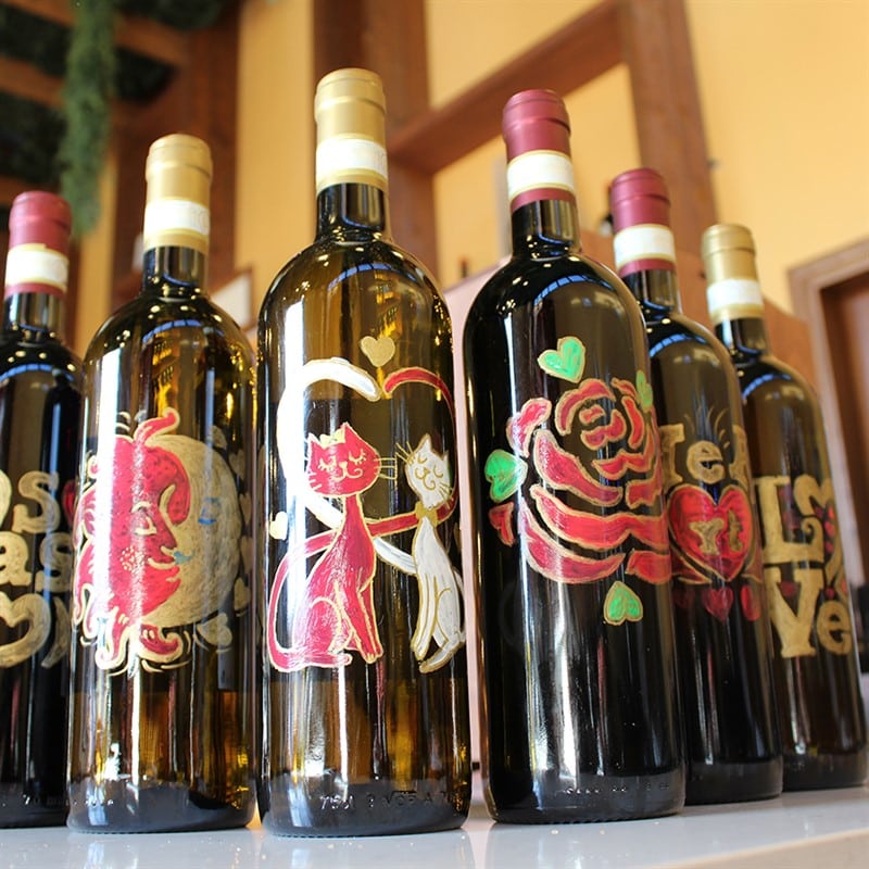 Customized bottle for Valentine's Day