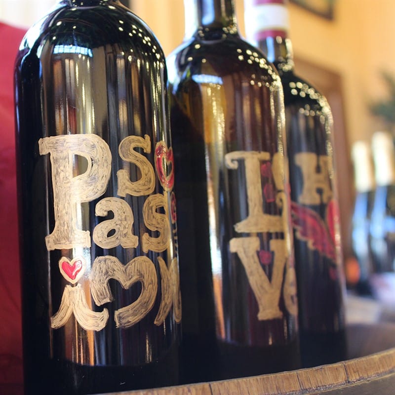 Customized bottle for Valentine's Day
