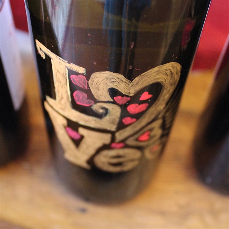 Customized bottle for Valentine's Day
