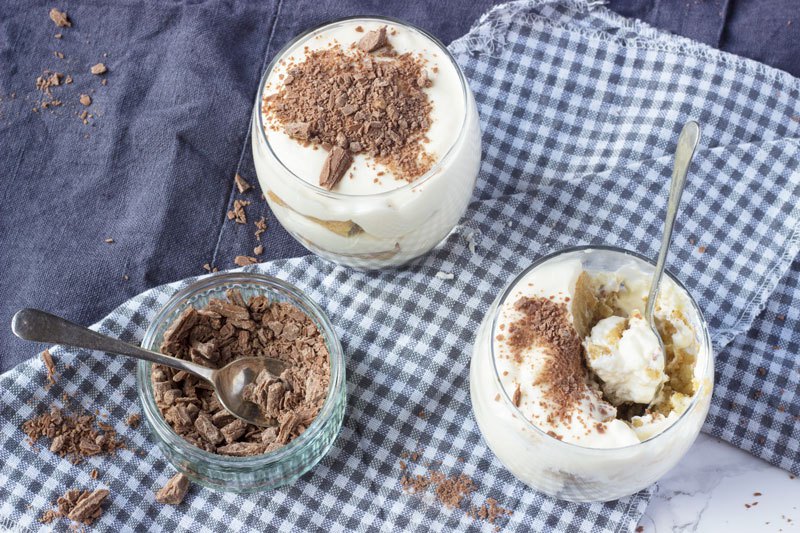 Tiramisù con Tia Maria e caffè