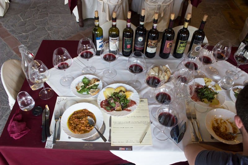 Degustazione di vino a Tenuta Torciano