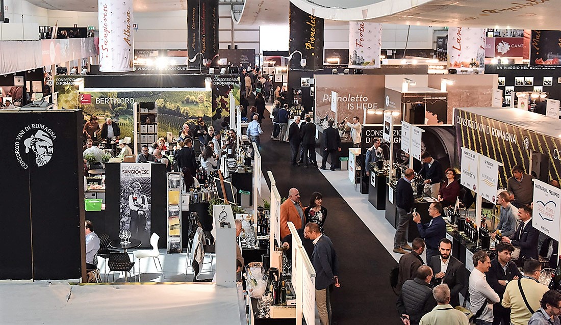 Exhibitors at the 2018 Vinitaly fair