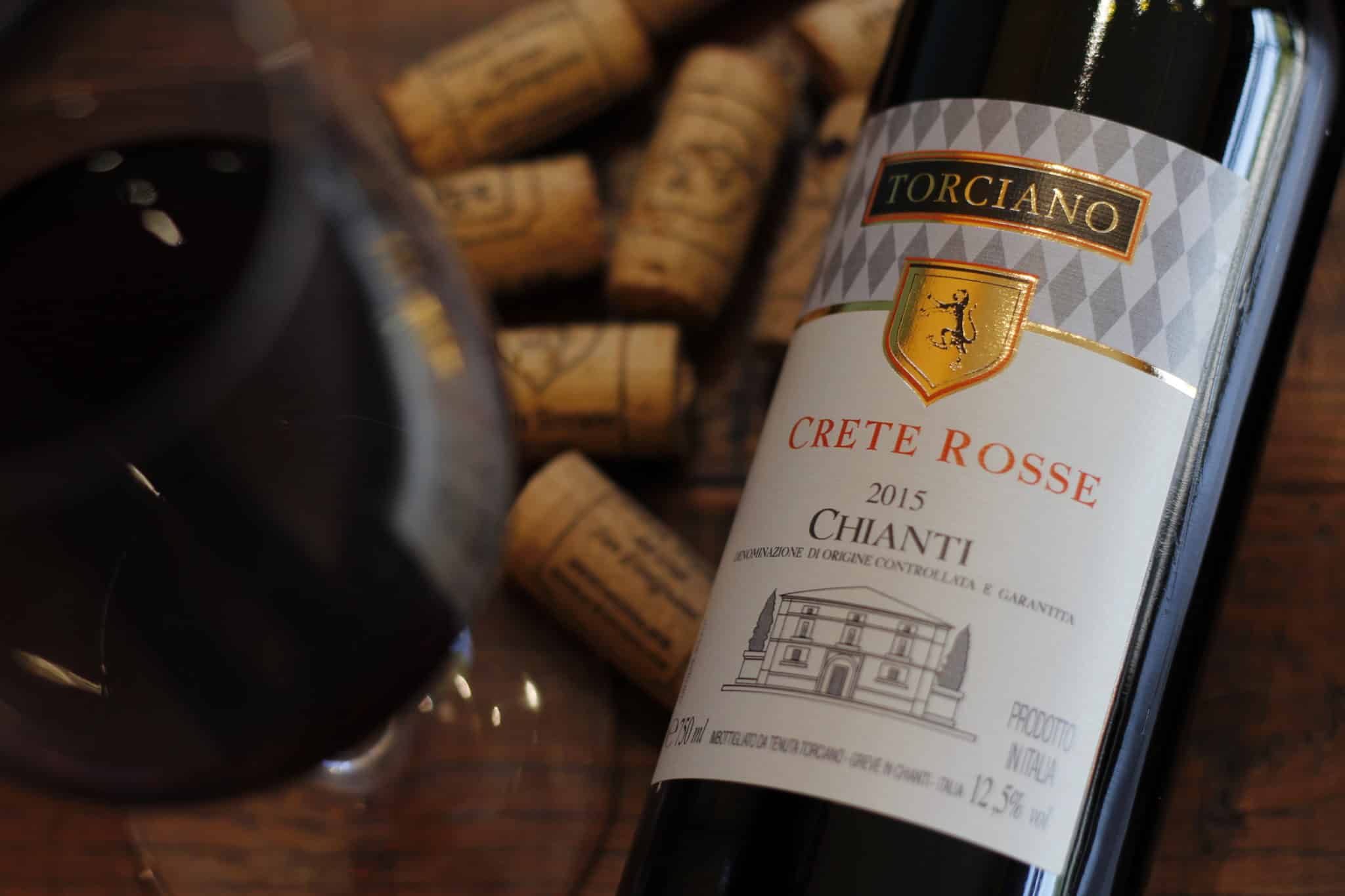 Tenuta Torciano table set for a tasting
