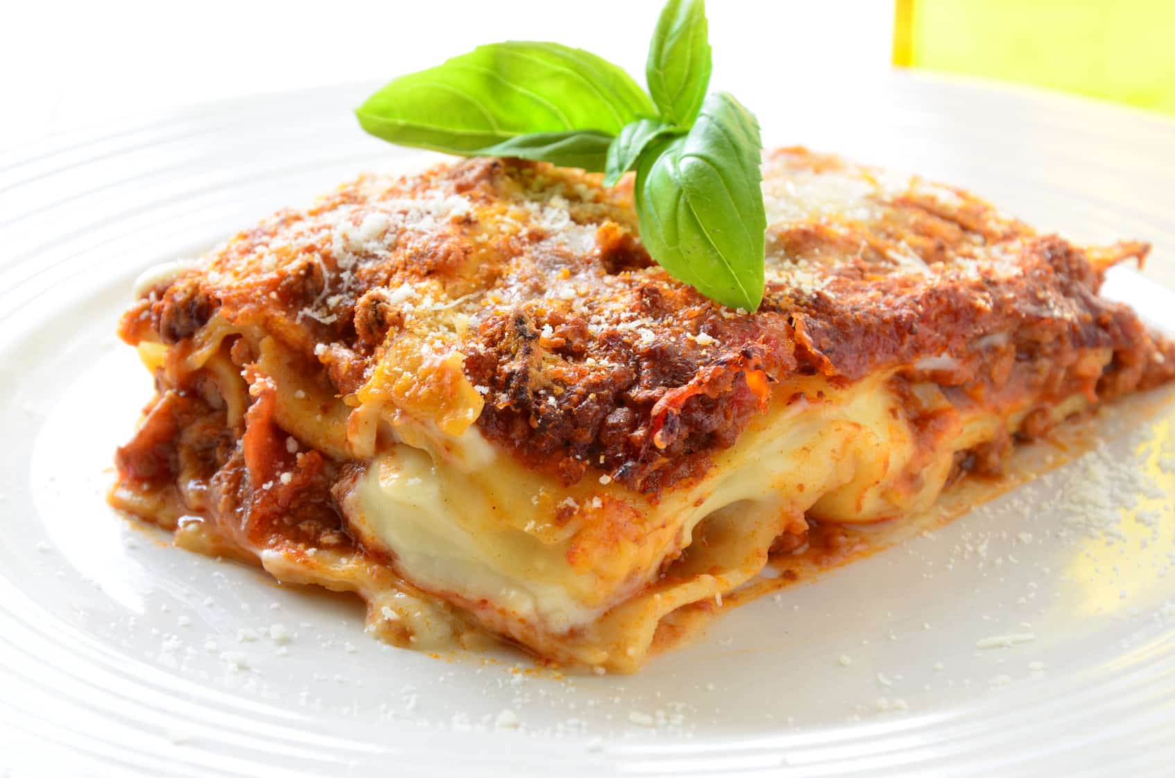 Fresh lasagna sheets