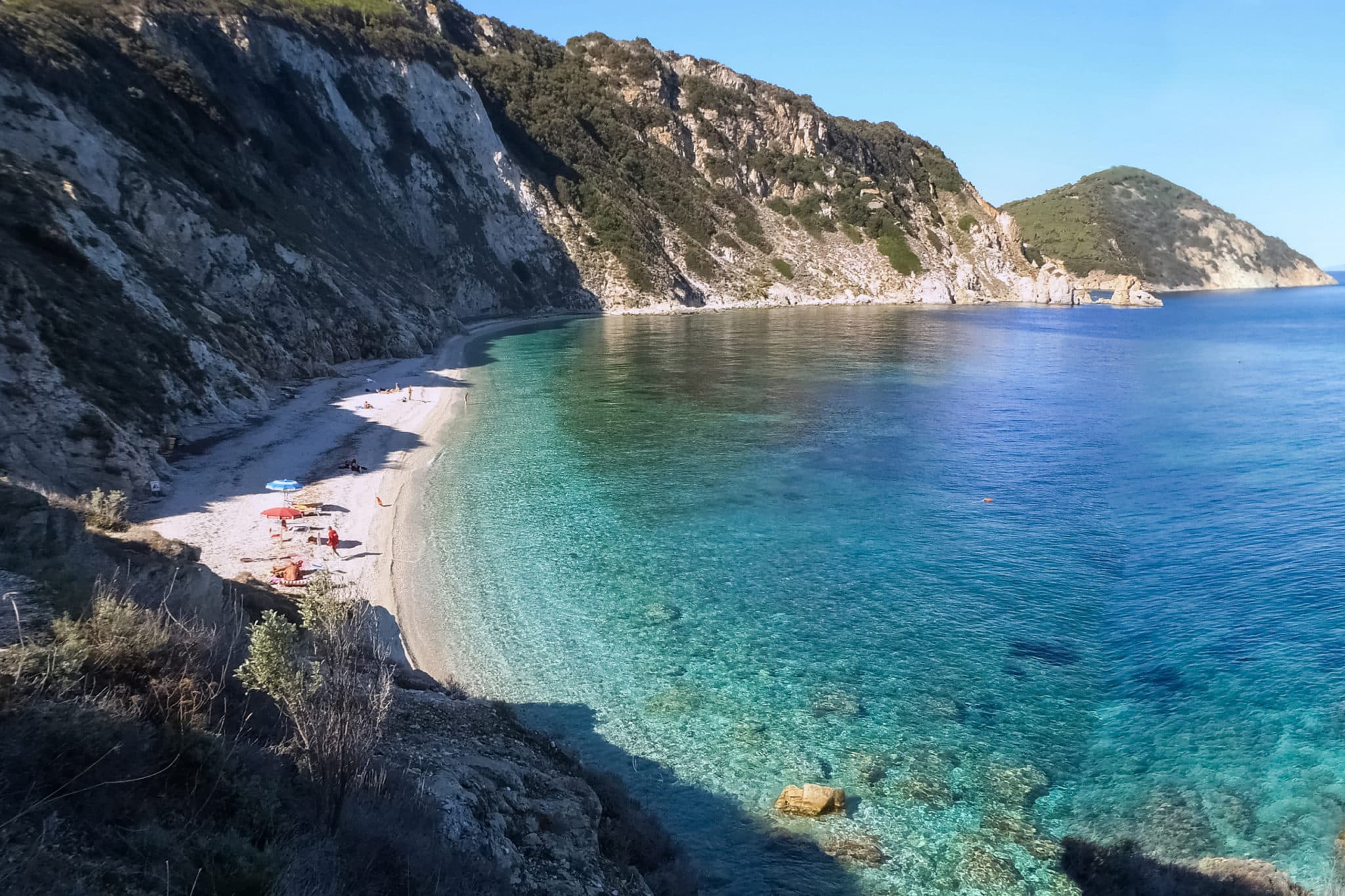 Coastline of Isola d'Elba