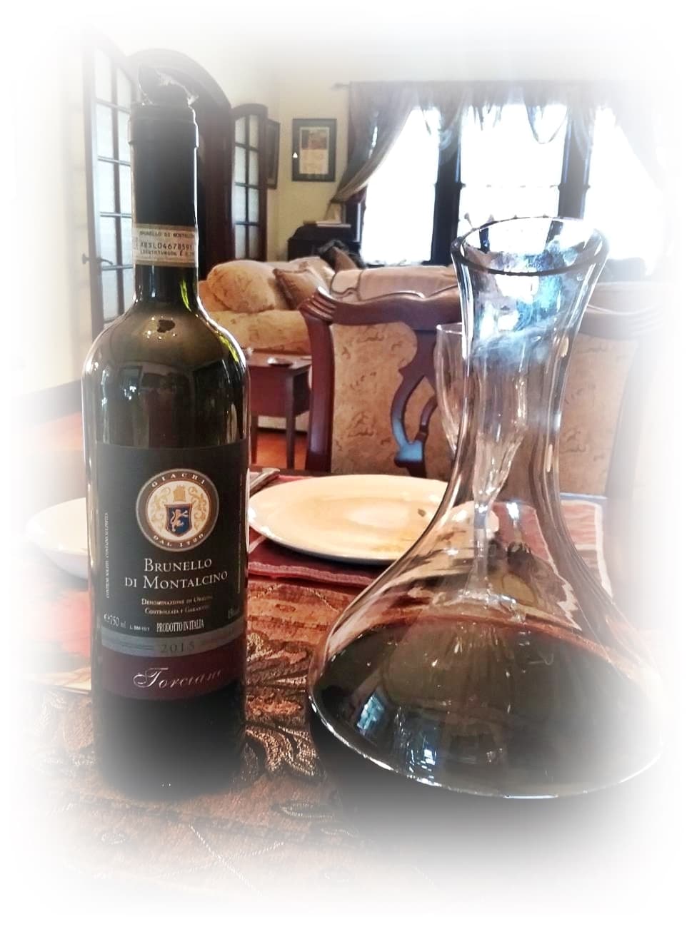 Brunello di Montalcino red wine