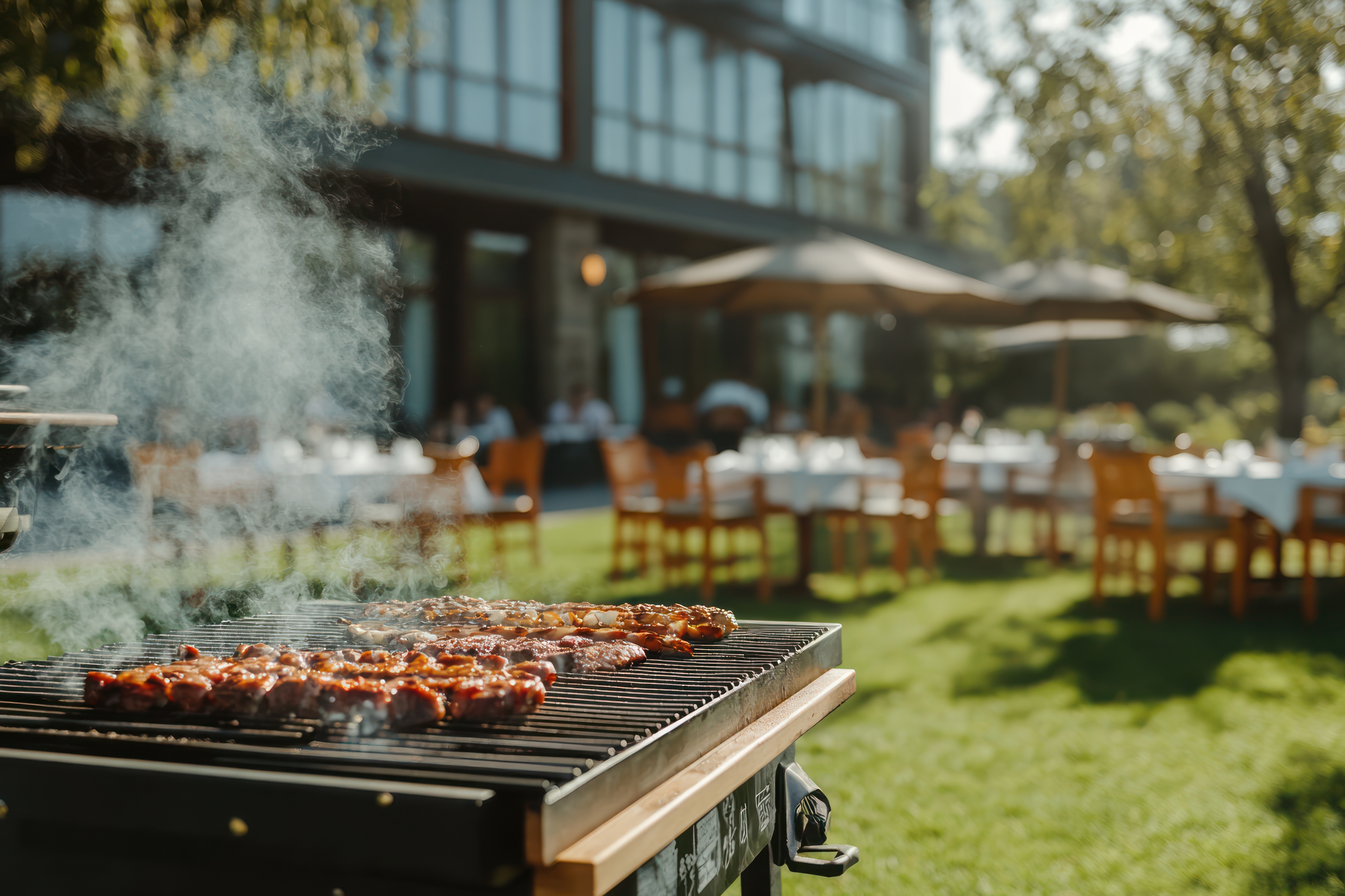 Memorial Day barbecue gathering at Tenuta Torciano