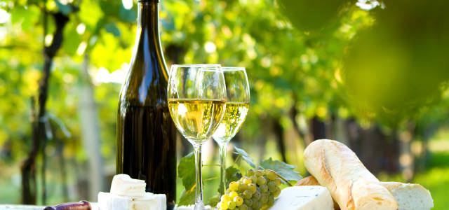 white wine outdoor