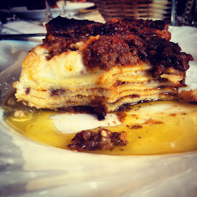 Lasagna alla Tenuta Torciano
