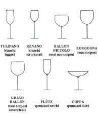 bicchieri da vino