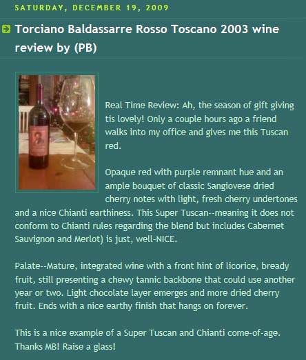 Baldassarre Super Tuscan
