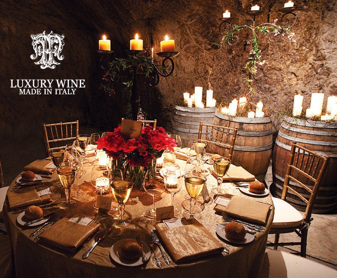 dinner in the winery