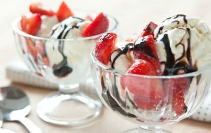 ice cream and balsamic