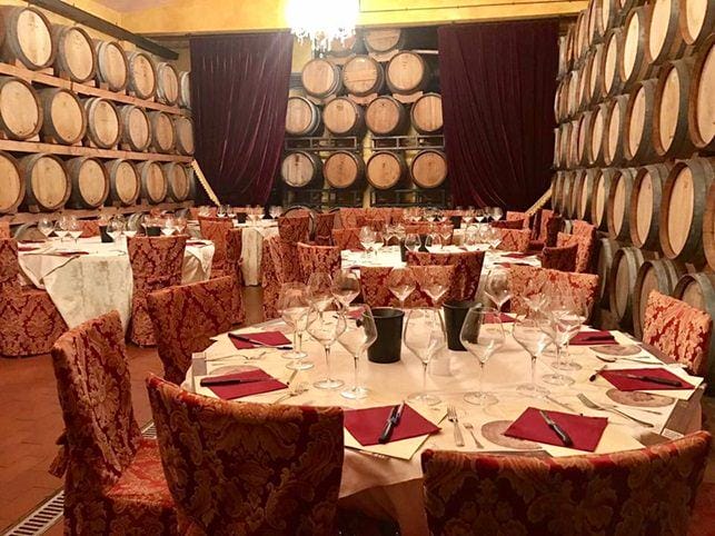 The wine cellar