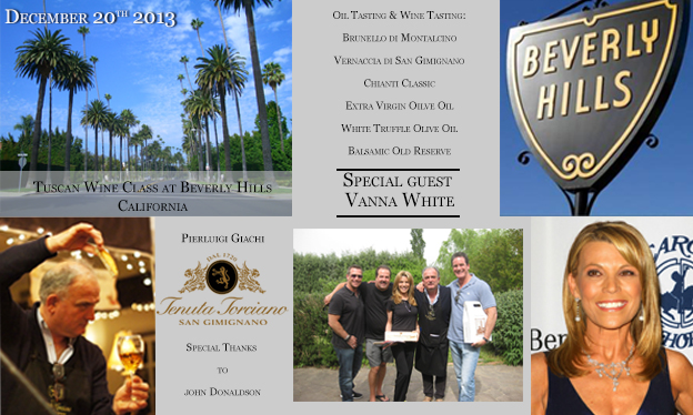 Scuola di Vino Toscano a Beverly Hills – Ospite Speciale: Vanna White