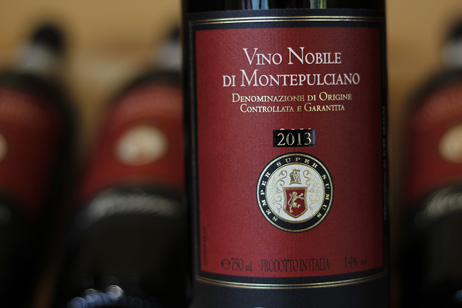 Quattro stelle al vino Nobile di Montepulciano