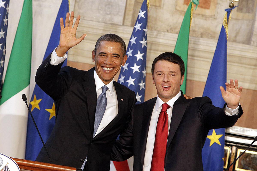 La visita di Obama in Italia