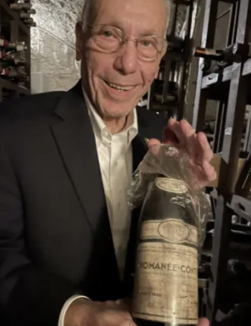 Carl Anthony Dozzi in the wine cellar at Tenuta Torciano